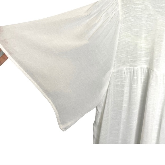 Vintage X America NWT White Lace Bodice Top Sz M - Picture 5 of 11